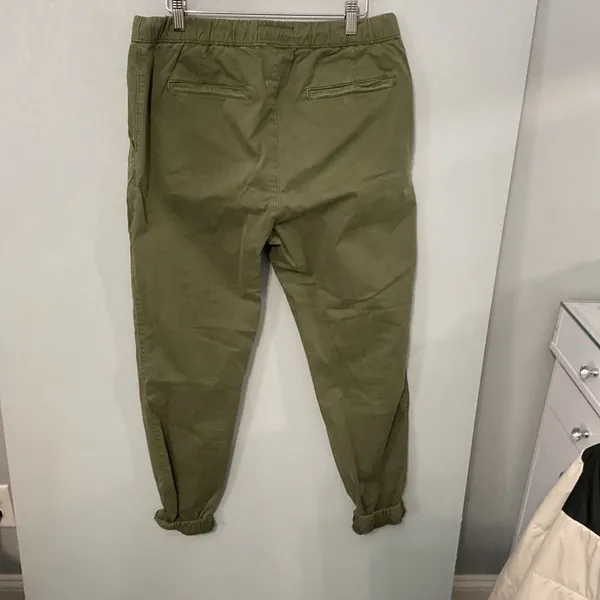 American Eagle Womens Joggers Olive Green Next Level Flex Solid Medium - Image 4