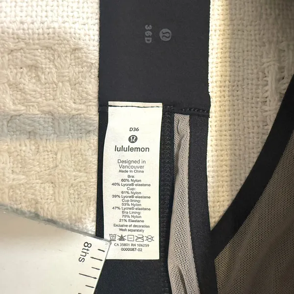 Lululemon 36D Awake to Lace barely beige wireless bra BC 3143 - Image 3