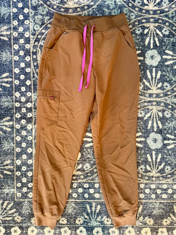 Figs Zamora Terra Cotta Scrub Jogger Pants - Image 2