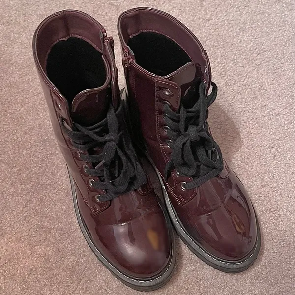 TRUE CRAFT Women’s Faux Leather Combat Boots - Image 8