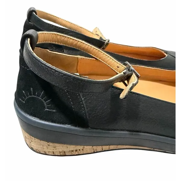 Soleni Ruth Flat Black Shoes‎ Women's Size 8 - Image 6
