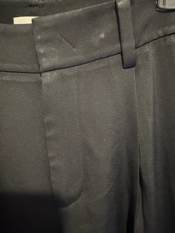 Vince Black Tailored Straight Leg Pants Women's Size 6 Dress Trousers Relaxed - Image 9