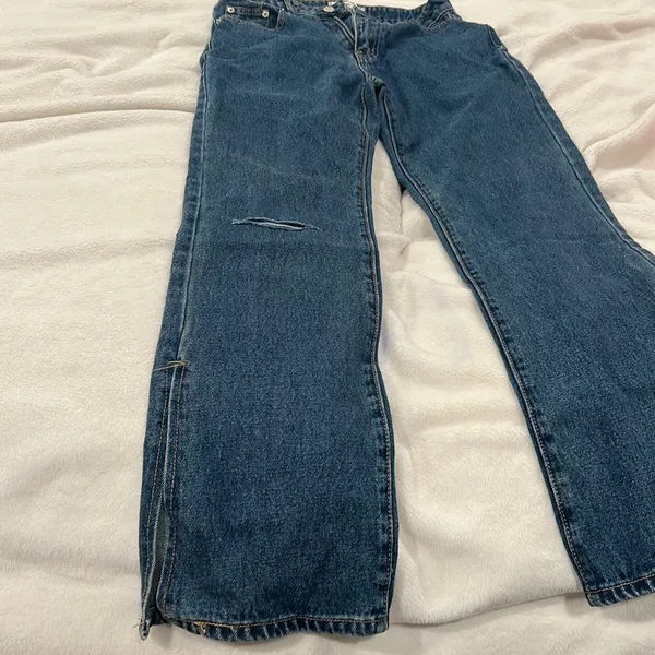 NWT Adika Blue Flare‎ Denim Jeans - Image 2