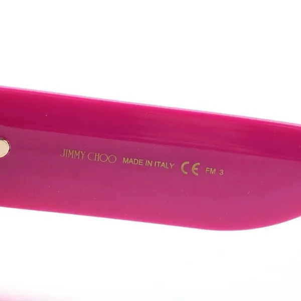 Jimmy Choo VITA Fuchsia‎ Rectangular Sunglasses - Image 3
