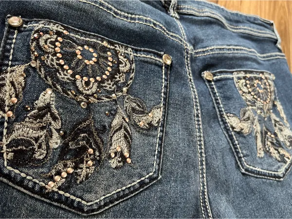 Copper Flash Jeans Dream Catcher Blue Size 14 - Image 10