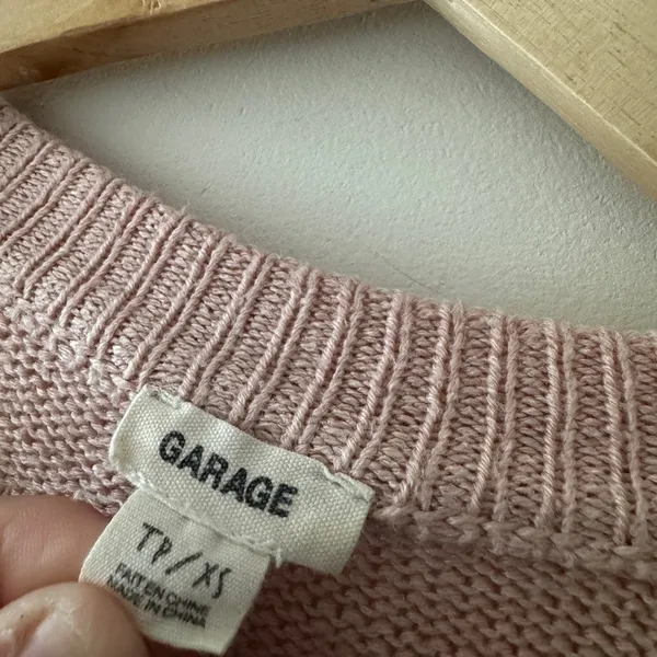 Garage Light Pink‎ Knit Sweater - Image 5
