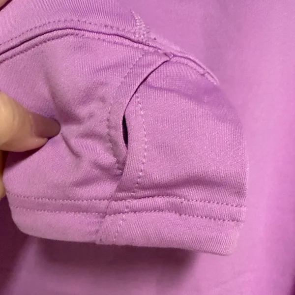 Nike Purple Turtleneck Long Sleeve - Image 3