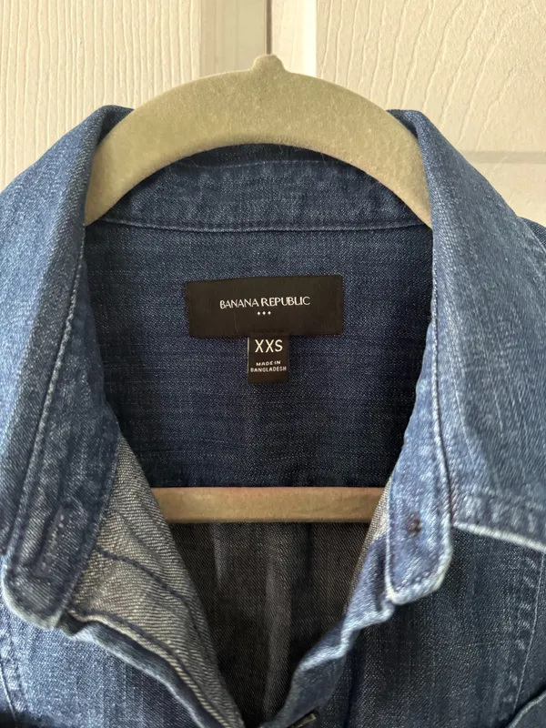 Banana Republic Mini Denim Dress - Image 6