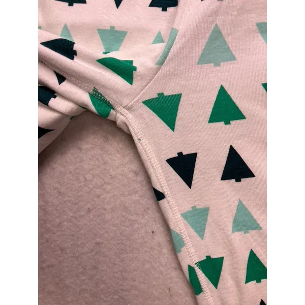 Primary‎ Pajama Pants Unisex Medium White Green Organic Cotton Tree Print - Image 6
