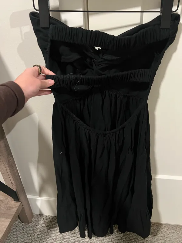 Black Mini Dress - Image 3