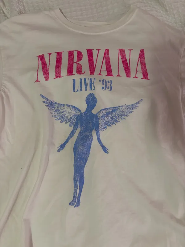 Nirvana tee shirt White - Image 2