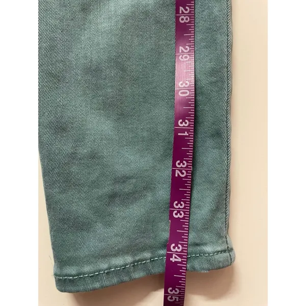 GAP Women's Teal Low Rise Skinny Jeans Size 24 - Image 8