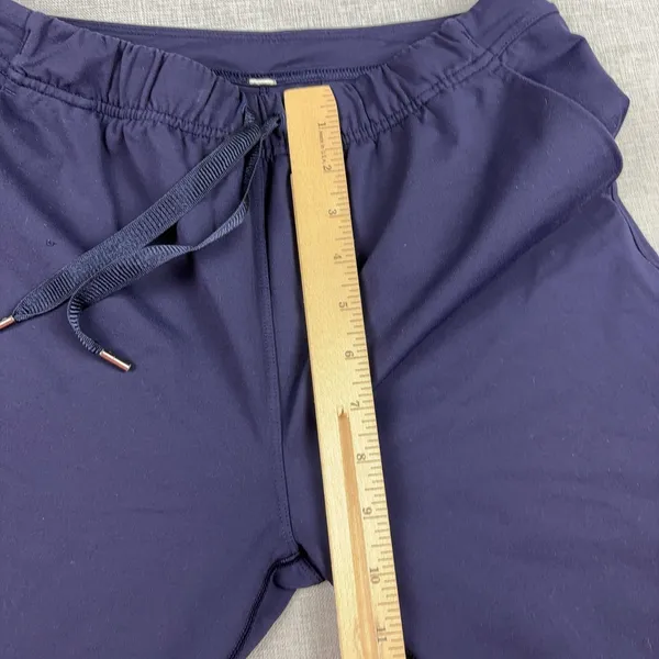 Lululemon Pants Womens 2 Blue Woven Track Jogger Drawstring Pockets Gym Yoga - Image 4