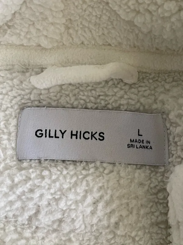Gilly Hicks Sherpa Zip-Up Sweatshirt - large - Image 7