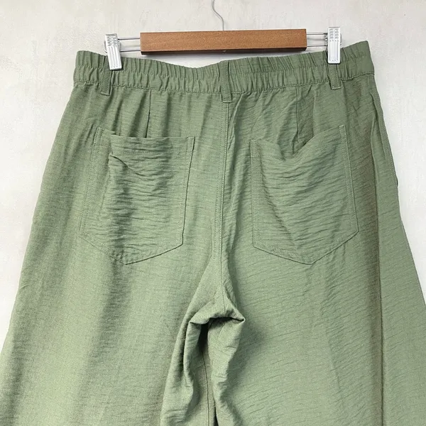 Standard Surplus Womens Wanderer Wide Leg Crop Pants Size L Minimal Coastal - Image 6