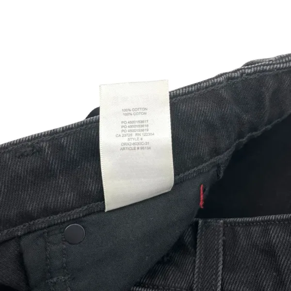 Aritzia Sunday‎ Best Zola Mom Jeans High-Waisted Tapered Denim Black Size 00 - Image 10