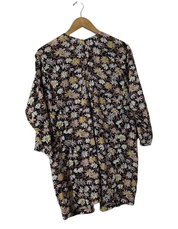 MADEWELL Poolhouse Cotton Floral Robe Jacket Kimono Top - Image 3