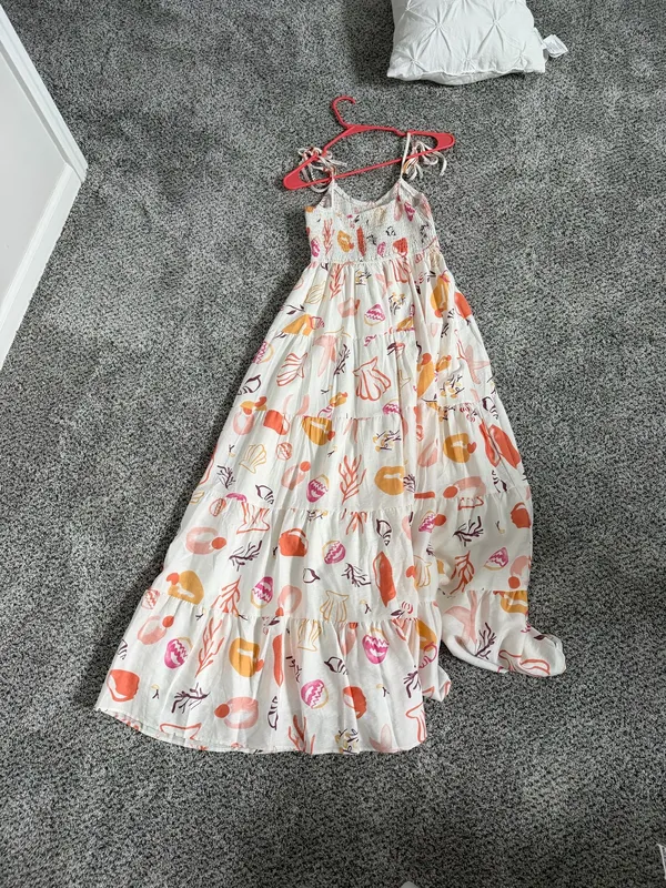 Petal & Pup Bairbre Maxi Dress - Pink Beach Print - Image 2