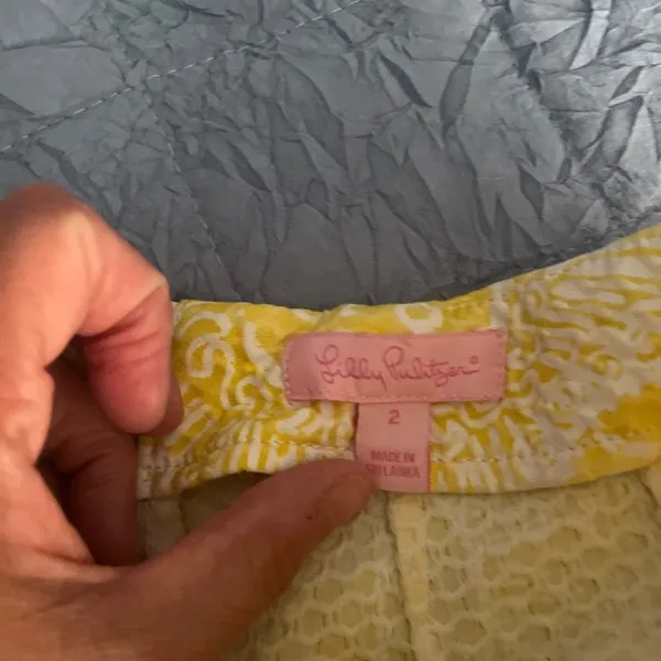 Lilly Pulitzer Liza Kissed by the Sun yellow shorts. Women’s size 2 - Image 2