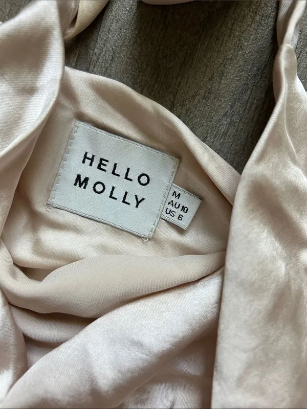 Hello Molly Cream Halter Maxi Dress - Image 2