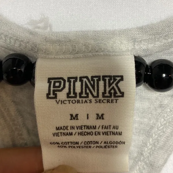 Pink grey sparkle active top - Image 3