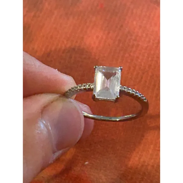 Ring 925 sterling silver size 8 1/4 unique - Image 2