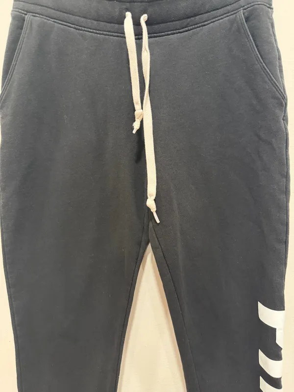 PINK Victoria’s Secret Black Jogger Sweatpants Cozy Lounge Athleisure Size Medium - Image 3