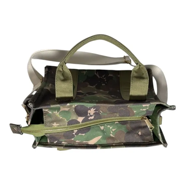 Camouflage Crossbody Tote‎ Bag Green - Image 10
