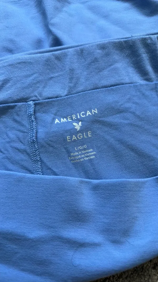 American Eagle It Knit Blue Skirt - Image 3