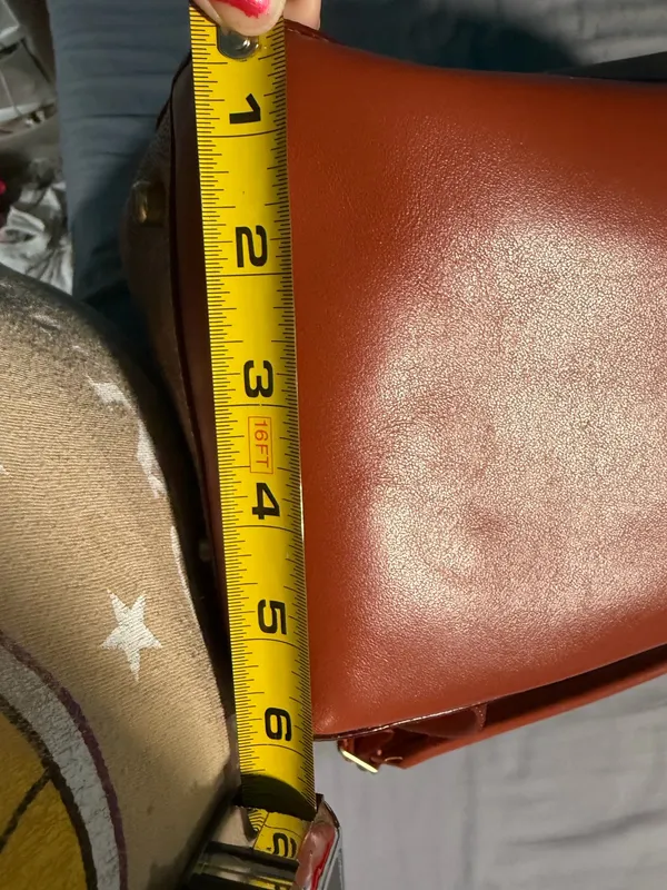 Leather-Trim Signature Pattern Backpack - Tan - Image 3