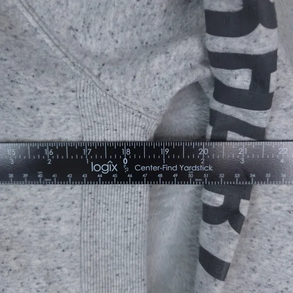 Carhartt Sweatshirt Women XS Gray Relaxed Fit Graphic Sleeve Crewneck Gorpcore - Image 8
