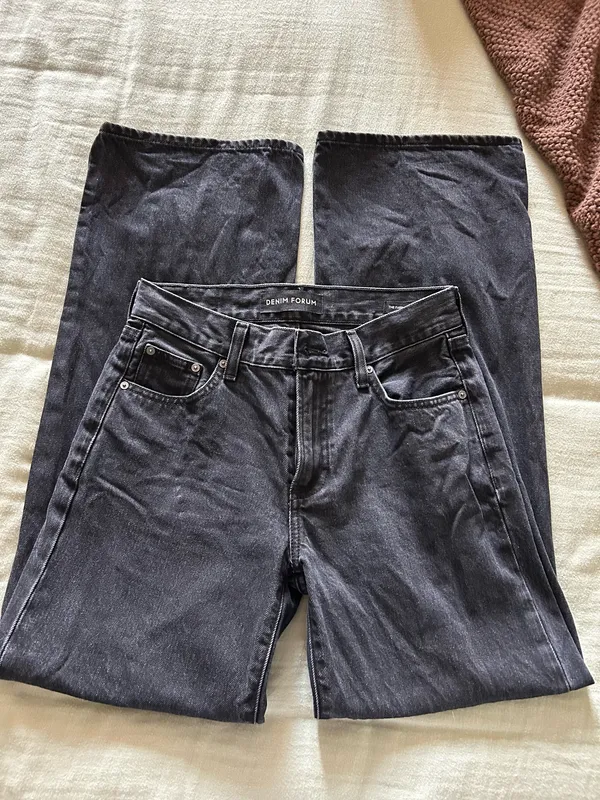 Aritzia Farrah Low rise wide leg Jeans - Image 2