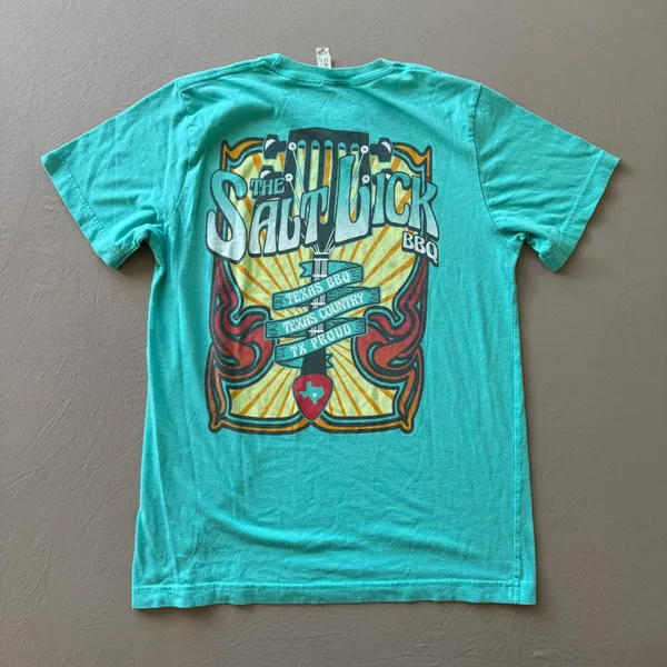 The Salt Lick BBQ Country Graphic Tee Blue Size M - Image 2