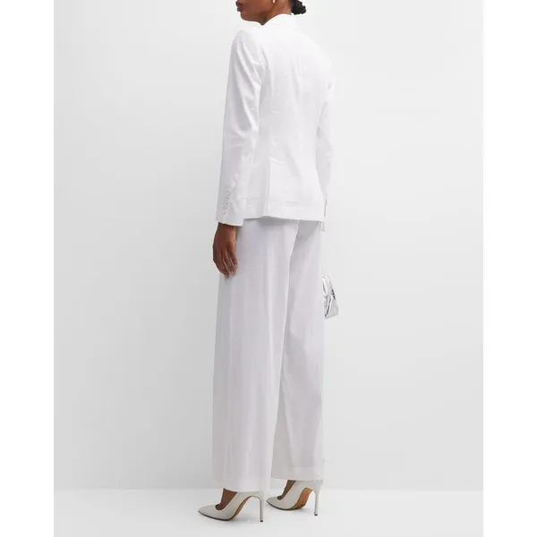 Kobi Halperin Maureen Linen Blend High Waist‎ Wide Leg Pants Size 2 - Image 4