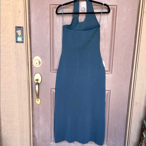Zara Dark Blue Maxi Dresszise M - Image 3