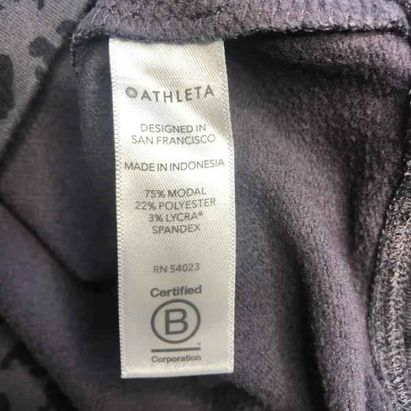 Athleta Pure Luxe Sweatshirt  Pullover Leopard Cheetah - Image 5