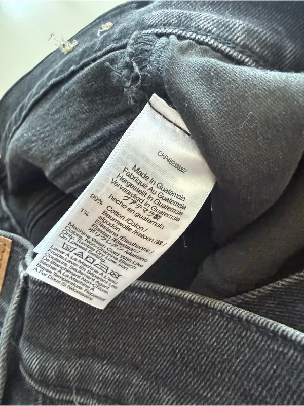 Madewell The Perfect Vintage Jean Dark Gray / Faded Black Size 26 - Image 7