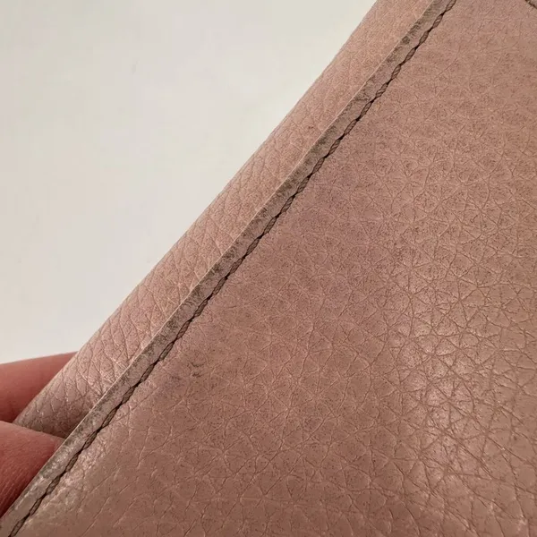 Kate Spade Blush Pink Neutral Leather‎ Tri-Fold Wallet - Image 4