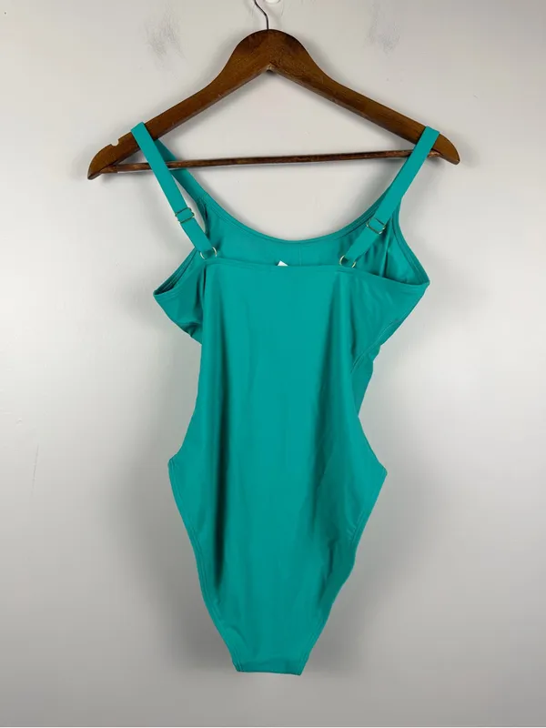 Fair Harbor Green Blue One piece swimsuit size small - Image 6