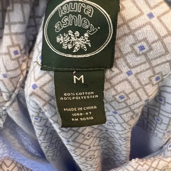 Vintage Laura‎ Ashley Pajama Shirt - Image 5