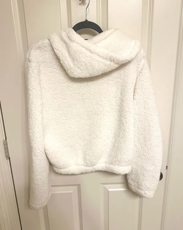 90 Degrees by Reflex White Sherpa Jacket - Image 2