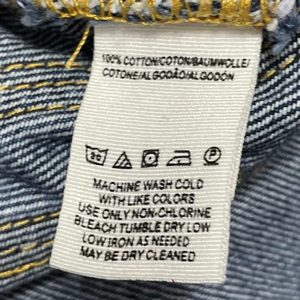 Free People We The Free Over the Rainbow Blue Bootcut Flare Denim Jeans Size 27 - Image 5