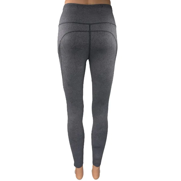 Lululemon Women's Gray Yoga Workout Running Athletic Leggings Pants Size 4 - Image 3