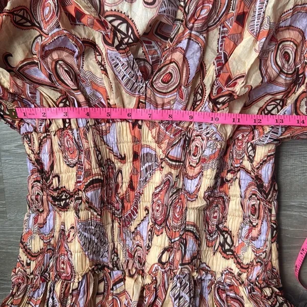 A.L.C. Frank Luna Cotton Smocked Waist Dress 4 - Image 12