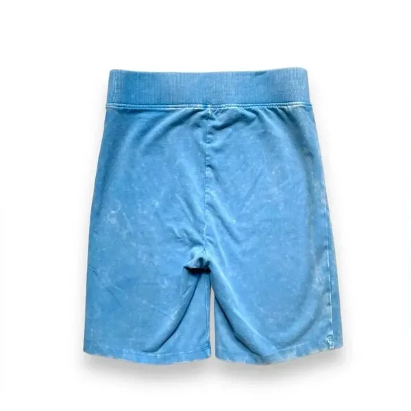 Anthropologie Maronie Blue Athletic 7” Biker Shorts - Image 4