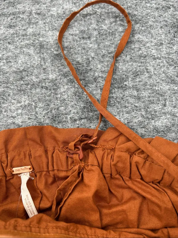 Free People Gabby Tube Cropped Top - Terracotta -XSMALL - Removable Straps - Image 4