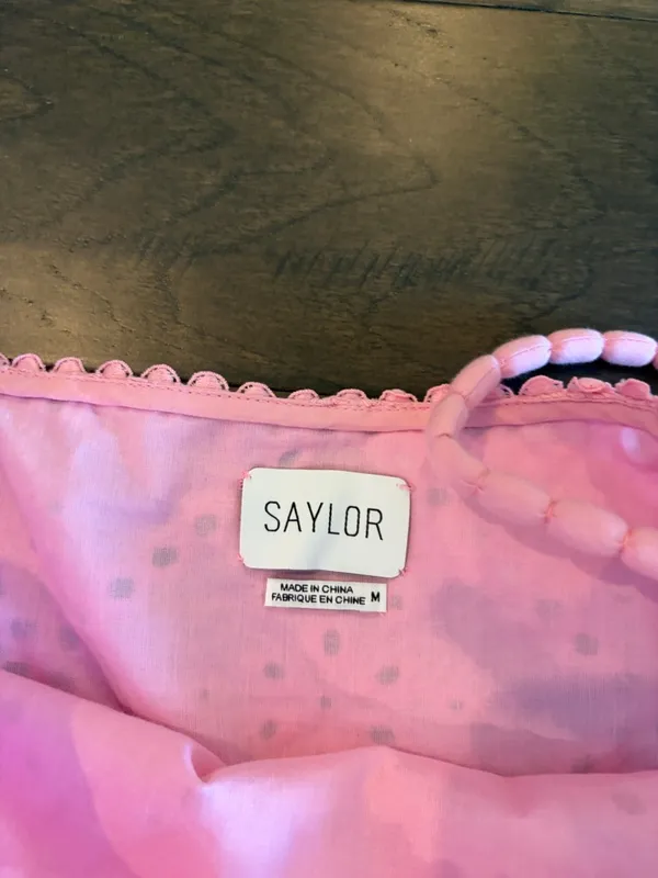 New With Tags Saylor Miriam Eyelet Dress Sz M - Image 9