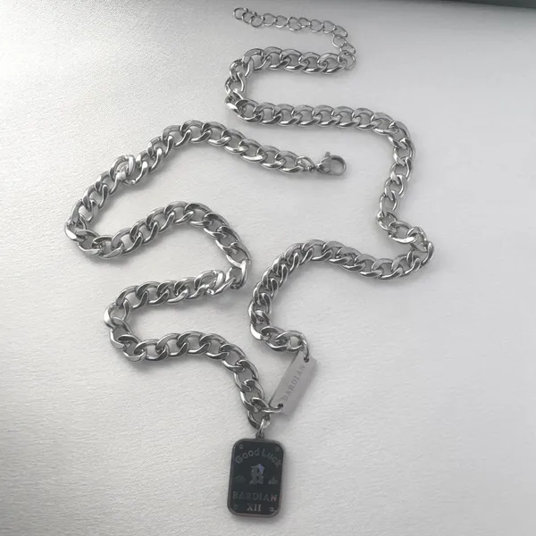 Good Luck Pendant Necklace for Men Women Streetwear Punk Hip Hop Unisex Style - Image 5