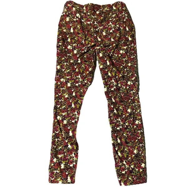 Free People We The Free Women Size 26 Sun Chaser Floral High Rise Corduroy Pants - Image 7
