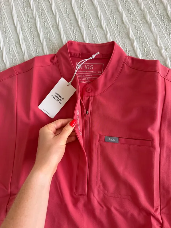 Women’s FIGS Scrub Top - Image 2